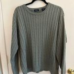 IZOD Cotton Cable knit Crewneck Sweater Photo 0
