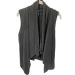 CALIA by Carrie Underwood Women's Medium Grey Draped Open Front Journey Vest Gray Photo 1
