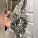 Natural Life Green and Cream Floral Button-Down Shirt Photo 5