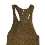 Free People Brown Chevron Sweater Knit Tank Top size XS Photo 3