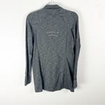 Athleta CYA Stronger Heather Gray Full Zipper Scuba Jacket, Size Medium Photo 1