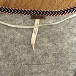 Free People  Small Gray Irresistible Wool Blend Fringe Oversized Pullover Sweater Photo 1