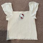Hello Kitty  SANRIO Coquette Ruffle Sleveless Crop Top Photo 0