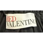 Red Valentino  Black Flowy Pleated Midi Skirt Luxe Technical Fabric US 4 IT 40 Photo 3