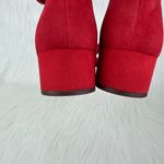 Clarks Women's  Elisa Dedra Suede Open Toe Heeled Sandals Shoes Size 9 Red Photo 6