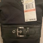 Michael Kors Bodycon Silver Belt Buckle Sexy Little Black Dress Mini Length LBD Photo 5