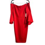 Eloquii  Flare Sleeve Scuba Dress Crewneck Women’s Size 14 New Photo 1
