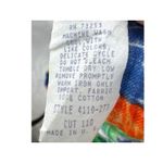 Vintage British Isles Hawaiian Set Shirt‎ & Wrap Skirt Floral Print Cotton Sz 10 Photo 6