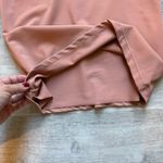 Bumpsuit Maternity Chloe In Rose One Shoulder Midi Dress Size S Bodycon Pink Photo 5