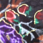 Vintage Velvet Bralette Cropped Jacket Purple Photo 3