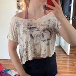 American Eagle Cute butterfly crop top Photo 1