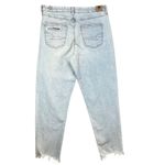 American‎ Eagle Curvy Mom Jeans Light Wash Distressed Ripped Denim Size 14 Blue Photo 3