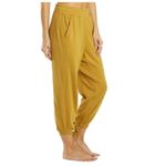 Free People NWT Fp Movement  Circle Back Tie Hem Cropped Jogger Pants burnt gold Photo 3