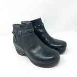 Sanita Dakota Size 39 Dark Pewter Charcoal Grey Leather Boots Ankle Booties Zip Gray Photo 0