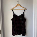 Torrid NWT  Plus Size Plaid Velvet Swing Tank
Cami Top Holiday Christmas Photo 2