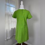 Vintage ‘80s Sylvia White Lime Green Short Sleeve Mini Dress Size XXS Photo 5