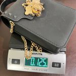 Black Rubber Crossbody North South Bag Golden Bee Accent Studded Mini Purse Photo 1