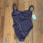 ANDIE The Nadi One Piece Swimsuit Licorice Purple size L NWT Photo 2