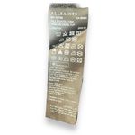 All Saints Aubrey Black Embroidered Frill Broderie Prim Blouse Top Black Size 6 Photo 4