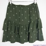 Madewell NEW  Pull-On Ruffle Tiered Mini‎ Skirt in Dot Daisies, XS Photo 8