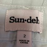 Aritzia Sun-deh Light Blue Straight Wide Leg Mid-Rise Ankle Pants Denim Jeans 2 Photo 4