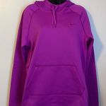 Nike Therma Fit Purple Hoodie Higher neckline Embroidered Logo size M Photo 0