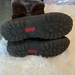 Khombu Brown Suede Leather Sophie Boots Size 9M Faux Fur Photo 8