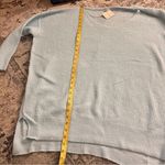 Free People  Intimately C.O.Z.Y Waffle Knit Tunic Sweater Size XS/S‎ NWT Neon Sky Photo 9