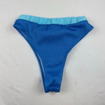 High waisted bikini bottom Blue Photo 2