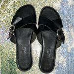 Don Uorri Size 40 Black Leather Sandals Photo 9