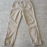 Paige Mayslie Jogger Vintage White Oak Ankle Zip Mid Rise Straight Women's 27 Photo 1