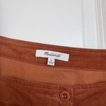 Madewell Corduroy Embroidered Tie-Sleeve Eyelet Button Front Blouse Top Photo 2