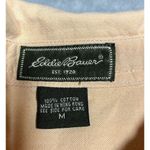 Eddie Bauer  Yellow Sleeveless Button‎ Up Shirt Cotton Size M Photo 1