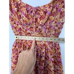 For Love & Lemons Felicia Babydoll Mini Dress Pink Floral S Fairy Y2K Cottage Photo 7