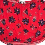 Gypsies & Moondust  Scarlet Floral Top with Ruffled Sleeves Photo 1