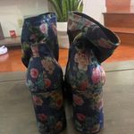 Abound Floral Velvet  Booties Size 8.5 Photo 3