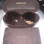Michael Kors Brown Oval Sunglasses Photo 2
