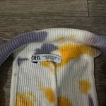 ZARA Orange and Purple One Piece Jumpsuit Photo 4