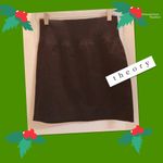 Theory  MINI FIT BLACK SKIRT RAYON POLYURETHANE Photo 3