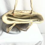 Nine West Straw Woven Tote Bag Floral Raffia Beach Summer Boho Handbag Photo 6