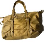 B Makowsky leather Women’s handbag Gold Yellow Metal Hardware Touch Medium Bag Photo 0