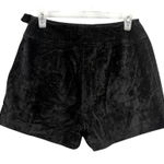 Vintage 60s Women's WPL Black Velvet High Waisted Shorts Style 56022 Size 14 Photo 0