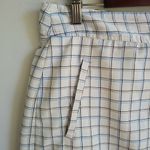 IZOD  12 Golf Skirt Blue Black White Skort Photo 2