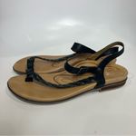 Aetrex  Evie‎ braided leather sandals black womens size 41 Photo 2