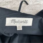 Madewell Black Linen Blend Embroidered Floral Tassel Shift Dress Extra Small Photo 6