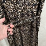 Soft Surroundings  Bali Black Tan Batik Jumpsuit size medium Photo 3