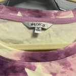 Wildfox Lounge Set Tie Dye Stars in Purple & White Sz M NWT Sweatshirt & Shorts Photo 5