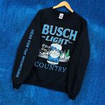 Urban Outfitters Busch Light Country Mountain Spring Beer Promo Oversized Crewneck Medium Photo 2