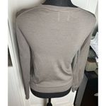 Tahari  Womens Sweater‎ V Neck Long Sleeve Brown XS Photo 5