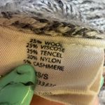 Yoon Wool Blend Sweater Poncho Gray XS/S Cowl Neck Oversized Knit Photo 5